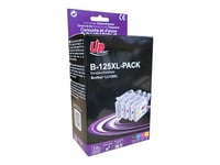 UPrint - Pack de 4 - couleur (cyan, magenta, jaune, noir) - compatible - boîte de suspension - cartouche d'encre - pour Brother DCP-J4110DW, MFC-J4410DW, MFC-J4510DW