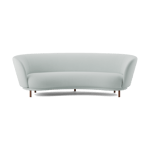Massproductions Dandy 3-sits soffa Walnut-Linara 253 Swedish Grey