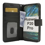 New Standcase Wallet Huawei P20 Pro (CLT-L29) (Svart)