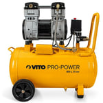 Vito Pro-power - Compresseur d'air Silencieux 50L 1.5 cv 1100W vito 8 bar - yellow