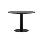 Venture Home Matbord Estelle Marmor Runt Dining Table round 106cm Grey Marble / Black Legs 19931-588
