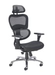 Office Hippo Ergonomic Chair Office, Office Chair with Back Support, Office Chair with Arms, Mesh, Swivel, Black