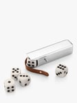 Georg Jensen Sky Dice Game & Stainless Steel Travel Case, Silver