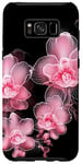 Coque pour Galaxy S8+ Phalaenopsis Orchidée Rose