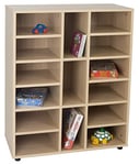 Mobeduc Shelving Storage with 15 Compartments, 90 x 112 x 40 cm
