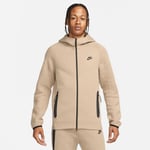 Nike Luvtröja NSW Tech Fleece 24 FZ - Khaki/Svart adult FB7921-247