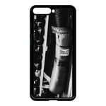 Coque Pour Smartphone - Sac De Boxe Black And White - Compatible Avec Honor 7a - Plastique - Bord Noir