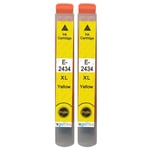 2 Yellow Ink Cartridges for Epson Expression Photo XP-55, XP-760, XP-860, XP-960