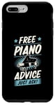 Coque pour iPhone 7 Plus/8 Plus Pour un instructeur de piano - Conseils de piano gratuits - Il suffit de demander