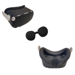 3-i-1 beskyttelsessett for Oculus Quest 2 Svart