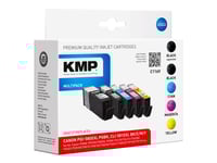 Kmp Multipack C116v - 5-Pack - Xxl-Storlek - Svart, Gul, Cyan, Magenta - Kompatibel - Bläckpatron (Alternativ För: Canon Cli-581Bkxxl, Canon Cli-581Cxxl, Canon Cli-581Mxxl, Canon Cli-581Yxxl, Canon Pgi-580Pgbkxxl) - För Canon Pixma Ts6251, Ts6350, T