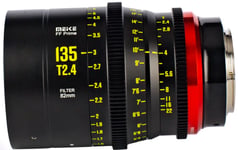 Meike 135mm T2.4 FF Prime Cine Lens PL/EF/RF/L/E Mount