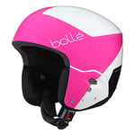 bollé - MEDALIST Tanoshi Pink Shiny L 57-58cm, Ski Helmet, Large, Unisex Adult