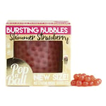 Popaball Shimmer Strawberry Bursting Bubbles 1 x 175 Grams | Prosecco, Gin, Mocktail & Cocktail Making Gifts | Gift Set Ideas for Her, Hampers & Hen Parties