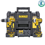 Dewalt DCK266M2 18V Brushless Twin Pack With 2 x 4Ah Batteries, Charger & Case