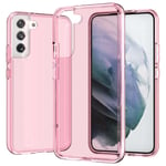 Samsung Galaxy S22 5G TPU-deksel - Transparent Pink