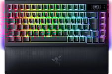 Razer Blackwidow V4 Pro - Tangentbord - 75% - Med Oled-Display, Roterande Kodare - Bakgrundsbelyst - Trådlös - Usb-C, 2.4 Ghz, Bluetooth 5.1 - Qwerty - Amerikansk