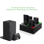 For XBox Series X/S Xbox One Elite Battery Charging Dock +4 Rechargeable Battery