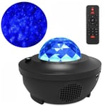 Star Projector Lamp - Night Light Bluetooth Speaker with Remote Control and Timer,Ocean Wave Projector Music Starry Projector Best Gifts for Kids Adults Wedding Party Birthday Home Decoration