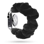 Apple Watch Series 5/4/3/2/1 - 40/38mm - Design Urrem af stof - Passer til håndled 160-220mm - Sort