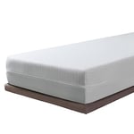 Savel - Housse de Matelas élastique et Respirante | 2X 80 x 190/200 | Protecteur/Couvre-Matelas Ajustable avec Fermeture éclair. Tissu résistant en Coton. Hauteurs de Matelas allant jusqu'à 30 cm
