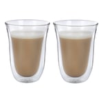 Set of 2 Double-Walled Latte Mugs