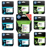 Genuine Hp 364 Combo / 364xl Black And Colour Ink Cartridges Choose Your Ink