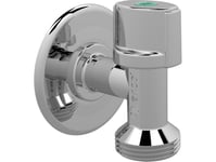Arco Angle Valve L-94, Tvättmaskin, Anti-Limescale 1/2 M X 3/4 M, With Rosette, Nova Knob Made Of Abs [100]