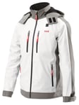 Flex TJD Värmejacka vit, softshell, utan batteri och laddare S