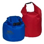 Trespass Euphoria 2 Large Dry Bags - Blue/Red, 25 Litres