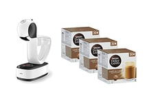 Nescafe Dolce Gusto Infinissima by Krups with Dolce Gusto Pods NDG Café au Lait 90 Pods