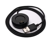 System-S USB 2.0 Cable 100 cm Charging Cable for Garmin Venu 1 2 2S SQ Lily Smartwatch Black