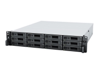 Synology RackStation RS2423+ - NAS-server - 12 brønner - kan monteres i rack - SATA 6Gb/s - RAID RAID 0, 1, 5, 6, 10, JBOD - RAM 8 GB - Gigabit Ethernet / 10 Gigabit Ethernet - iSCSI støtte - 2U