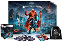 Assassin's Creed Valhalla: Dawn of Ragnarok - Puzzle 1000 éléments | 68 cm x 48 cm | Poster et Sac Compris | Jeu vidéo | Puzzle pour Adultes et Adolescents