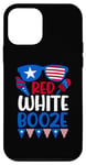 Coque pour iPhone 12 mini Rouge Blanc & Alcool