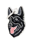 MyFamily New Black German Sheperd dog tag