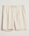 Briglia 1949 Easy Fit Linen Shorts Off White