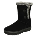 'Ladies Skechers'  Memory Foam Faux Fur Lined Mid Calf Boots Cool Gal - 49864