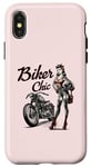 iPhone X/XS Vintage Biker Chic with Classic Motorcycle and Retro Style Case