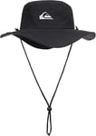 Quiksilver Men's Bushmaster Protection Floppy Visor Bucket Sun Hat, Black, S-M UK