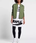 WOMENS NIKE NSW TECH FLEECE DESTROYER JACKET SIZE S (835544 387) PALM GREEN