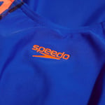 Speedo Hyperboom Splice Muscleback Swimsuit Blå 9-10 Years Flicka