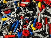 Lego Technic 150+ mixed pins, x12 gears connectors bushes axles 2x joints FREE P