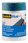 ScotchBlue Scotch Painter's Tape PT2093EL-24 Plastique pré-collé pour peintre Transparent Largeur 61 cm