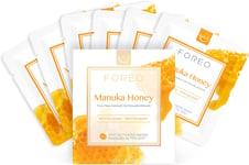 FOREO Manuka Honey UFO Activated Facial Mask for Dull and Fatigued Skin, 6 Pack,