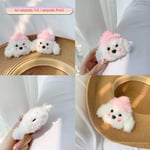 For Airpods Pro 1 2 Case 3d Plush Puffy Teddy Dog Cover B 3