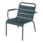 Fermob - Luxembourg Lounge Armchair Storm Grey 26 - Fåtöljer utomhus - Frédéric Sofia - Metall