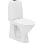 Ifö Spira toilet, uden skyllekant, rengøringsvenlig, sensorskyl, hvid