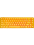 Ducky One 3 Yellow SF 65% MX Silent Red - ND - Gaming Keyboard - Utan numpad - Nordisk - Gul