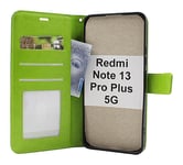 Crazy Horse Wallet Xiaomi Redmi Note 13 Pro+ 5G (Grön)